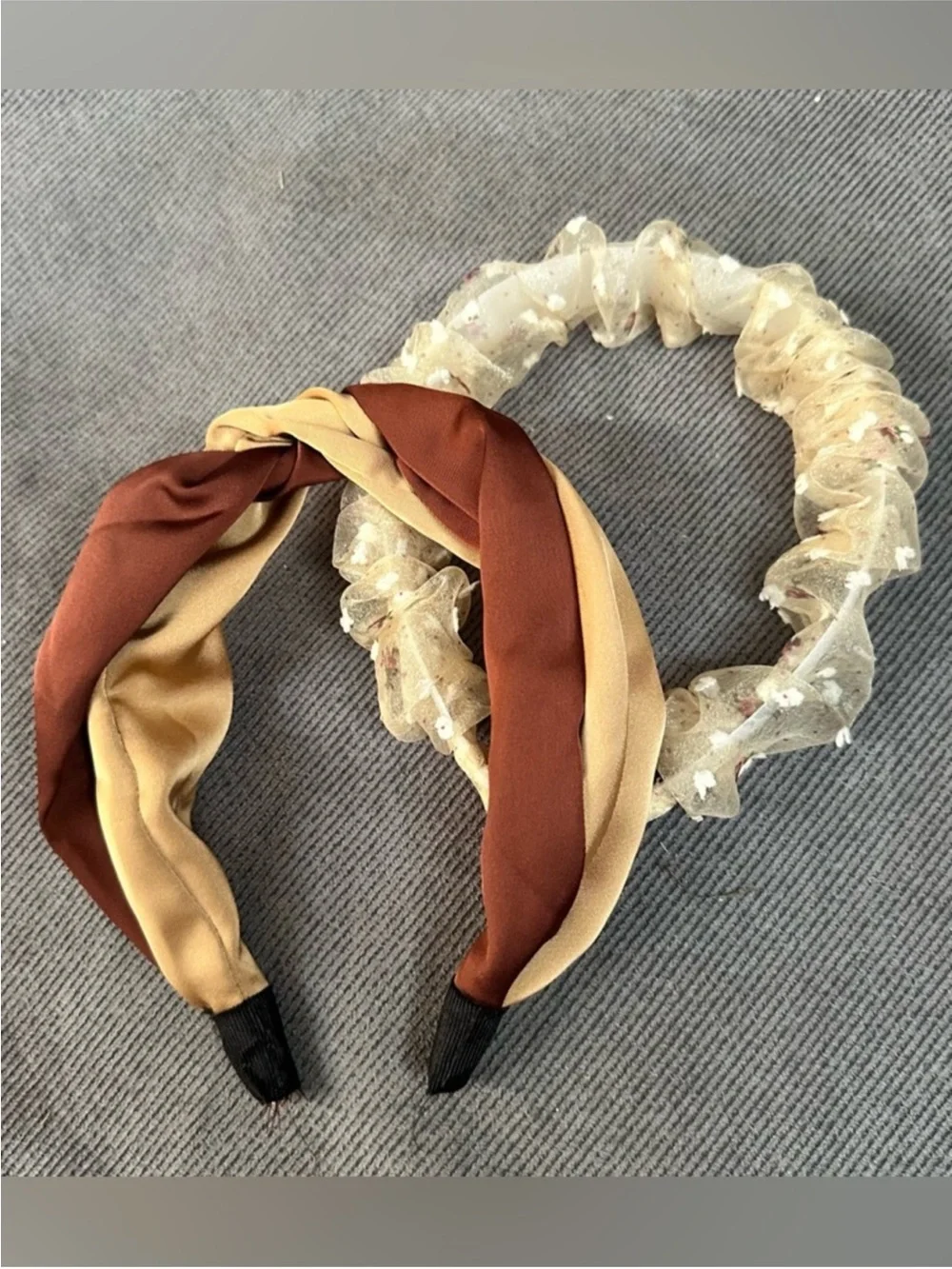 2 headbands fabric NWOT